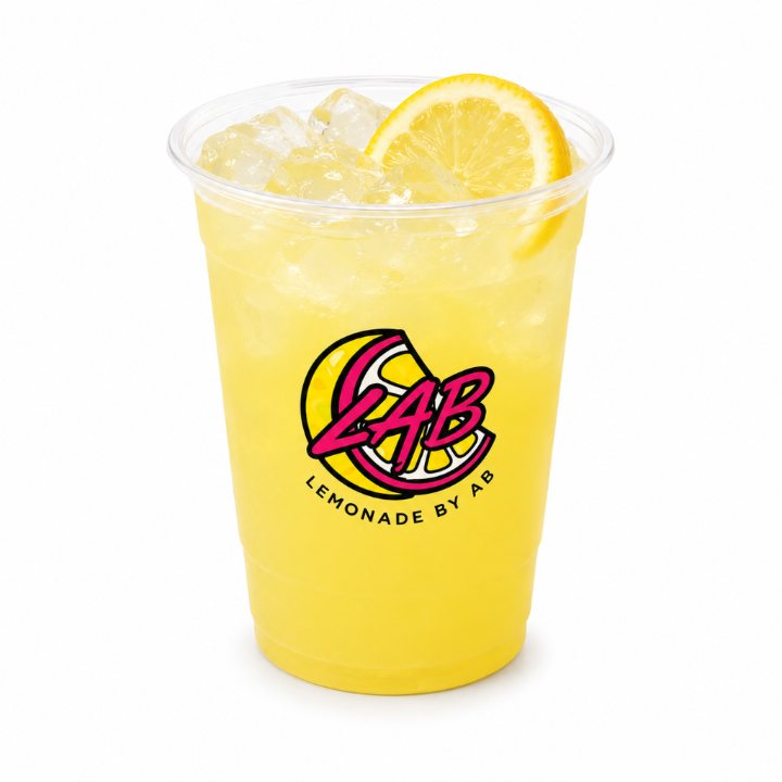 Classic LAB lemonade with lemon slice